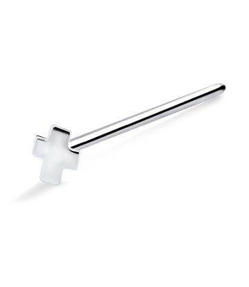 Smaller Plus Shaped Straight Nose Stud NSKA-06s